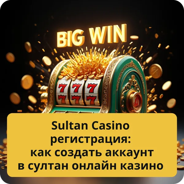 Sultan Casino регистрация: как создать аккаунт в султан онлайн казино